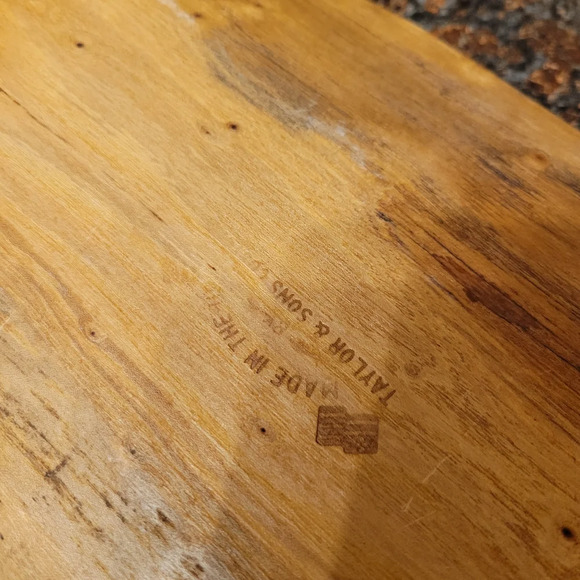 Handmade in USA Rustic Raw Edge Charcuterie Board Tray Serving Honey Oak Natural - Picture 5 of 6